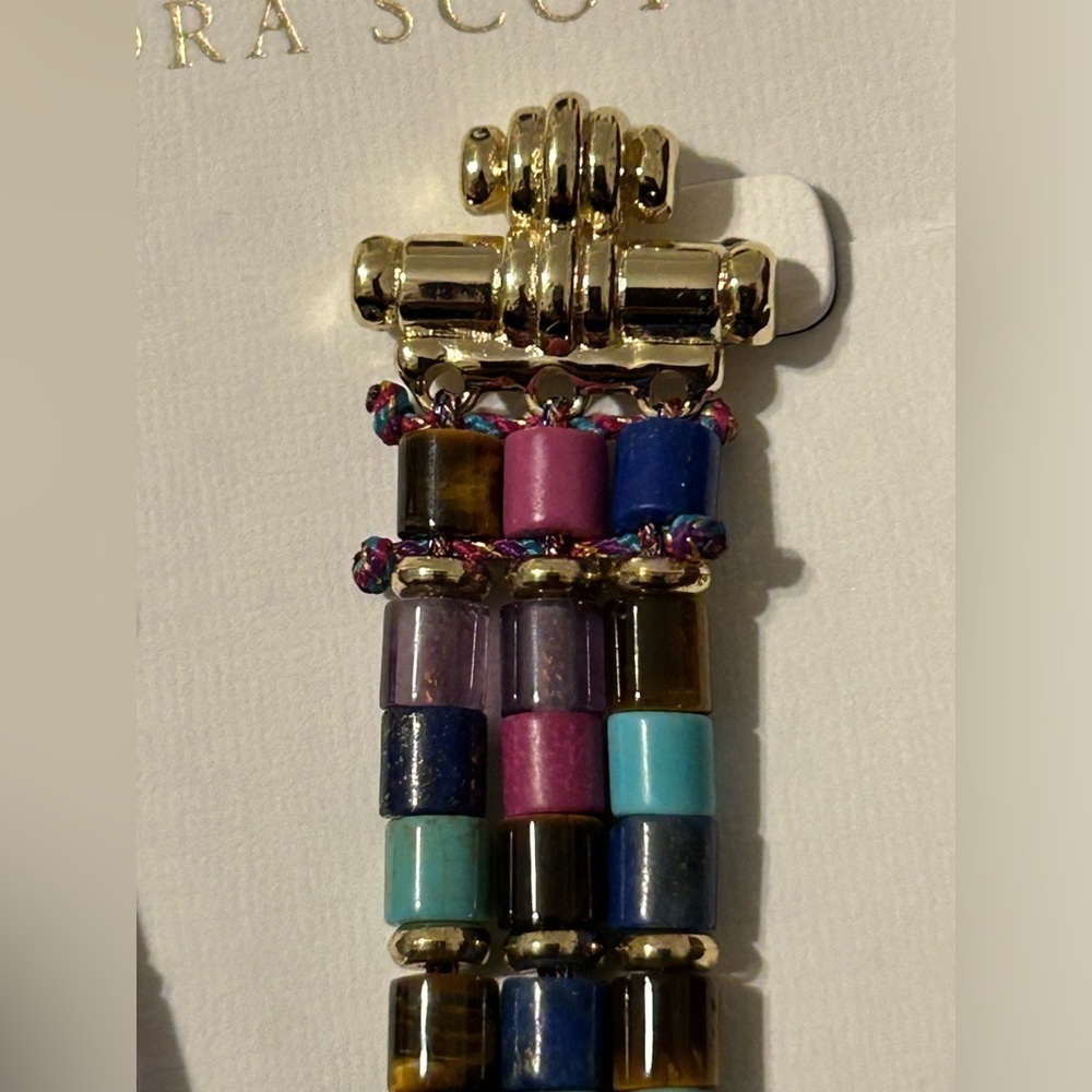Kendra Scott Bree Statement Earrings in Mixed Stone NWOT - Picture 6 of 8